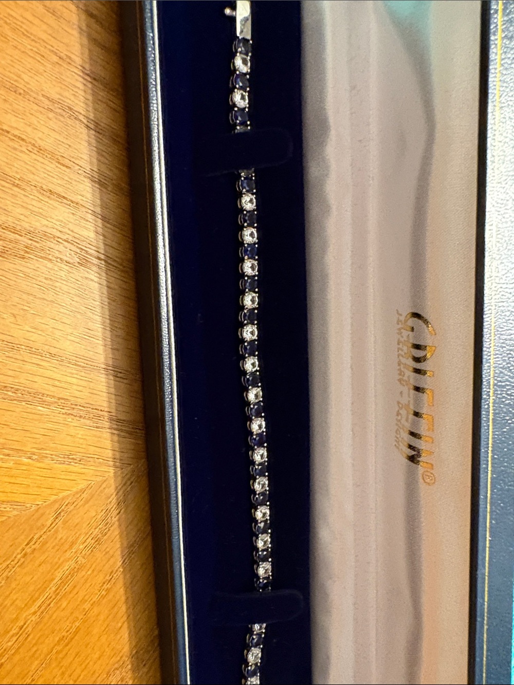 Crystal Tennis Bracelet in Silver - Grafton